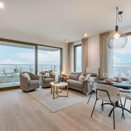 Apartamento Huswell - With Fantastic View, Terrace And Parking Ostend